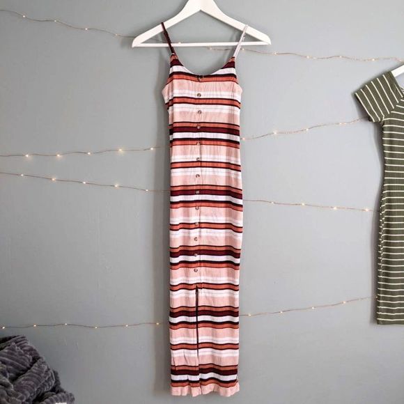 Mudd Dresses Juniors Mudd Button Front Midi Dress Poshmark